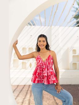 Fancy Pastels - Women Pink Soulmate Top