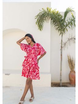 Fancy Pastels - Women Pink Soulmate Mini Dress