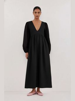 Fancy Pastels - Women Black The Solstice Maxi Dress