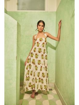 Fancy Pastels - Women Green Nargis Maxi Dress