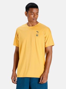 Puma - Train First Mile Men Yellow T-shirts