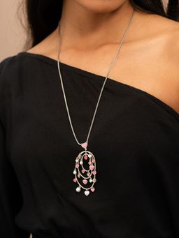 Shaya by CaratLane - For The Love of Play Heart Necklace In Oxidized 925 Silver