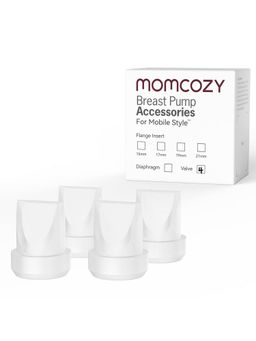 Momcozy - Transparent Solid Diaphragm and Valve (Pack of 4) (0-6 Months)