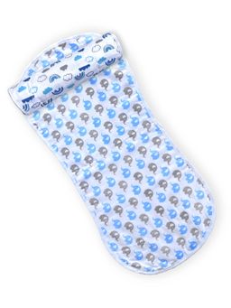The Mom Store - Multi-Color Printed Burp Cloth (Pack of 2) (0-12 Months)