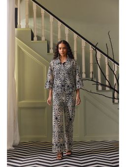 Label Deepika Nagpal - Blue Juju Co-Ord (Set of 3)