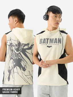 The Souled Store - Official Batman Caped Crusader Hooded T-Shirt