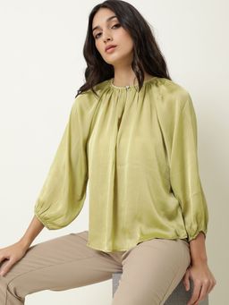RAREISM - Solid Fall Green Top