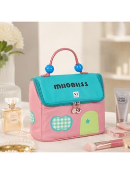 NFI Essentials - Women Multi-Color Solid Cotton Vanity Bag