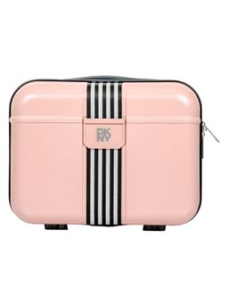DKNY - Unisex Pink Stripes Abs Composite Beauty Case