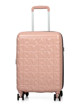 DKNY - Unisex Pink Textured Abs Composite Luggage Bag (Small)
