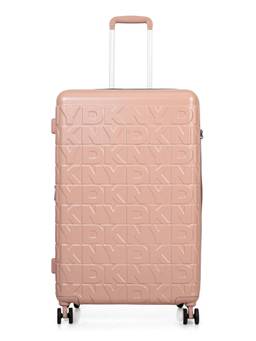 DKNY - Unisex Pink Textured Abs Composite Luggage Bag (Large)