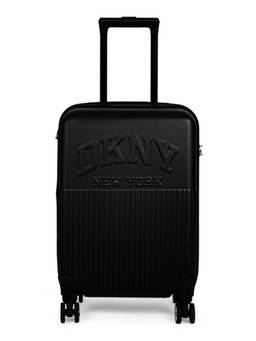 DKNY - Unisex Black Textured Abs Composite Luggage Bag (Small)