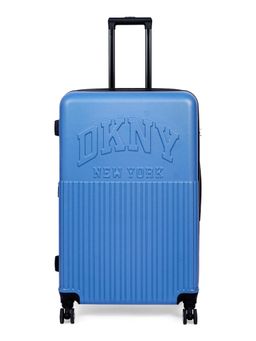 DKNY - Unisex Blue Textured Abs Composite Luggage Bag (Large)