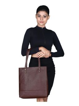 Twenty Dresses by Nykaa Fashion - Women Brown Solid PU Shoulder Bag