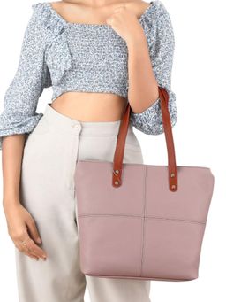 Twenty Dresses by Nykaa Fashion - Women Pink Solid PU Shoulder Bag