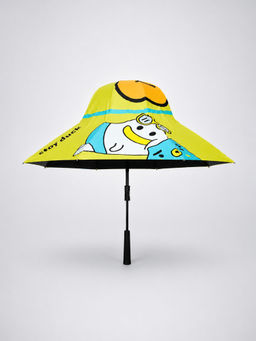 Little Surprise Box - Toy Duck Theme Unique Spanish Patio Style Kids Umbrella-Green