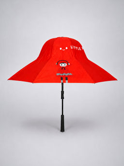 Little Surprise Box - Red Riding Hood Theme Unique Spanish Patio Style Kids Umbrella-Red