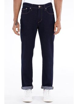 Levi's - Mens 513 Slim Fit Navy Blue Jeans