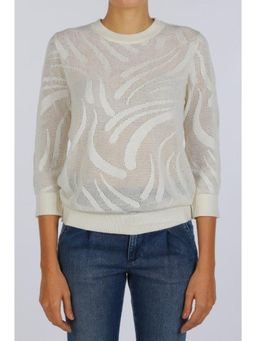 Levi's - Womens Self Design Off White Crew Neck Sweater