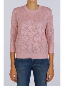 Levi's - Womens Self Design Light Pink Crew Neck Sweater