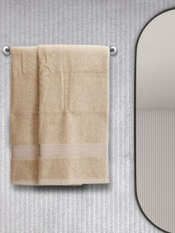 KOPA - Quick Dry 100% Cotton Soft Terry Towel -2Pc Hand Towel D'Ross Solid-Taupe