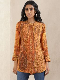 Ritu Kumar - Band Collar Full sleeve Short Kurti