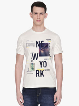 THREADCURRY - New York Creative Graphic Printed T-shirt For Men