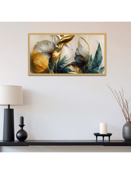Dekorstation - Elegant Flower Floating Canvas Wall Painting
