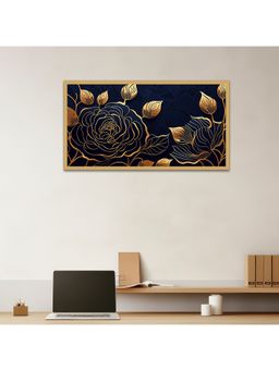 Dekorstation - Luxury Rose Flowers Floating Canvas Wall Painting