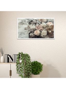 Dekorstation - Beautiful Fresh Flowers Floating Canvas Wall Painting