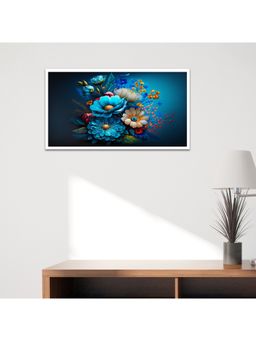 Dekorstation - Colorful Flowers Bunch Canvas Wall Painting