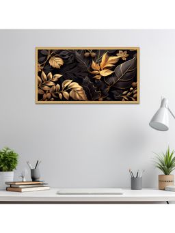 Dekorstation - Leaf Illustration Floating Wall Art Painting