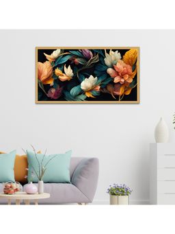 Dekorstation - Flowers Floating Canvas Wall Painting