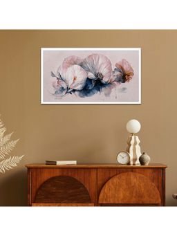 Dekorstation - 3D Illustration Flower Floating Art Print Canvas Wall Painting