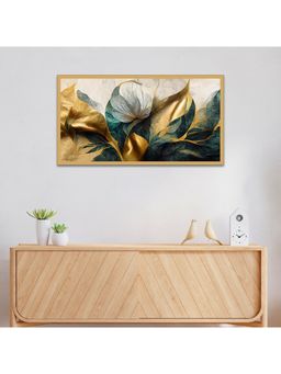 Dekorstation - Luxurious Flower Art Elegant Floating Canvas Wall Painting
