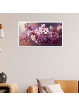 Dekorstation - Beautiful Floral Cherry Blossom Floating Canvas Wall Painting