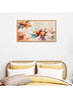 Dekorstation - Beautiful Flowers Elegant Floating Canvas Wall Painting