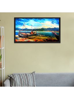 Dekorstation - The Storm On The Sea of Bali Nature Art Print Canvas Wall Painting