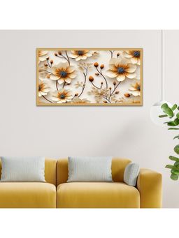 Dekorstation - Floral Floating Canvas Wall Painting