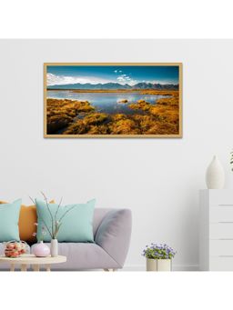 Dekorstation - Beautiful Spring Nature Mountains Canvas Wall Painting