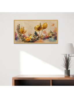 Dekorstation - Elegant Vintage 3D Flowers Branches Canvas Wall Painting