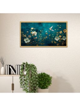 Dekorstation - Modern Flower Floating Canvas Wall Painting