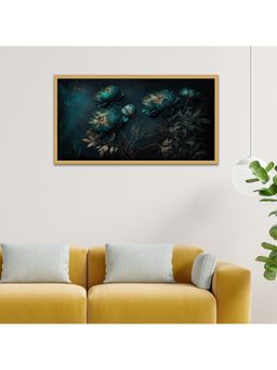 Dekorstation - Flowers Floating Canvas Wall Painting