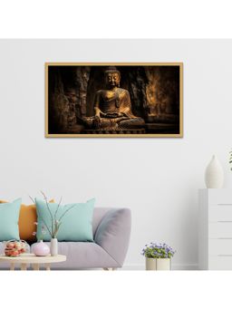 Dekorstation - Meditating Gautam Budha Canvas Wall Painting