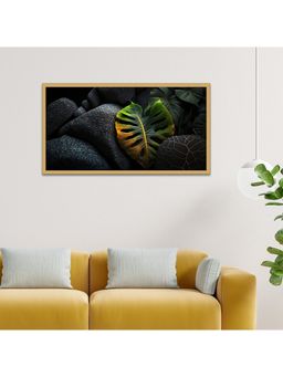 Dekorstation - Tropical Leaves Floating Canvas Wall Painting