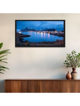 Dekorstation - Beautiful Lofoten Islands Winter Canvas Wall Painting
