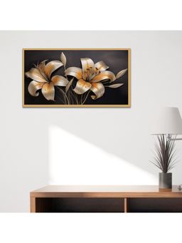 Dekorstation - Blooming Lilies Floral Canvas Wall Painting