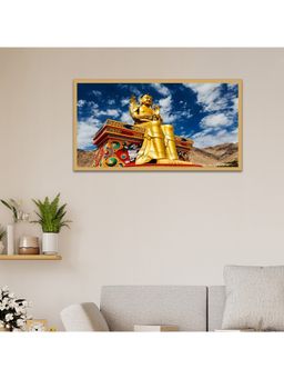 Dekorstation - Buddhist Monastery Ladakh Floating Vastu Canvas Wall Painting