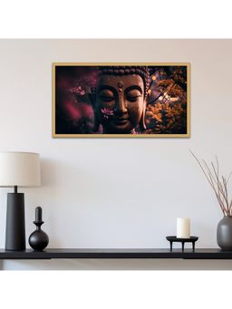 Dekorstation - Meditating Buddha with Lotus Peace & Harmony Vastu Wall Painting
