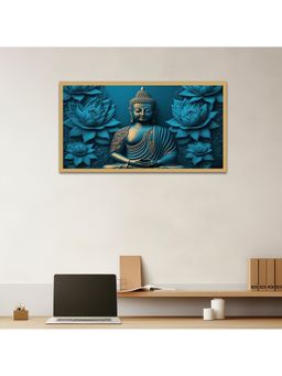 Dekorstation - Buddha Canvas Print Buddhism Art Religious Canvas Wall Painting